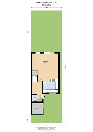 Floorplan - Marconistraat 30, 1433 KK Kudelstaart